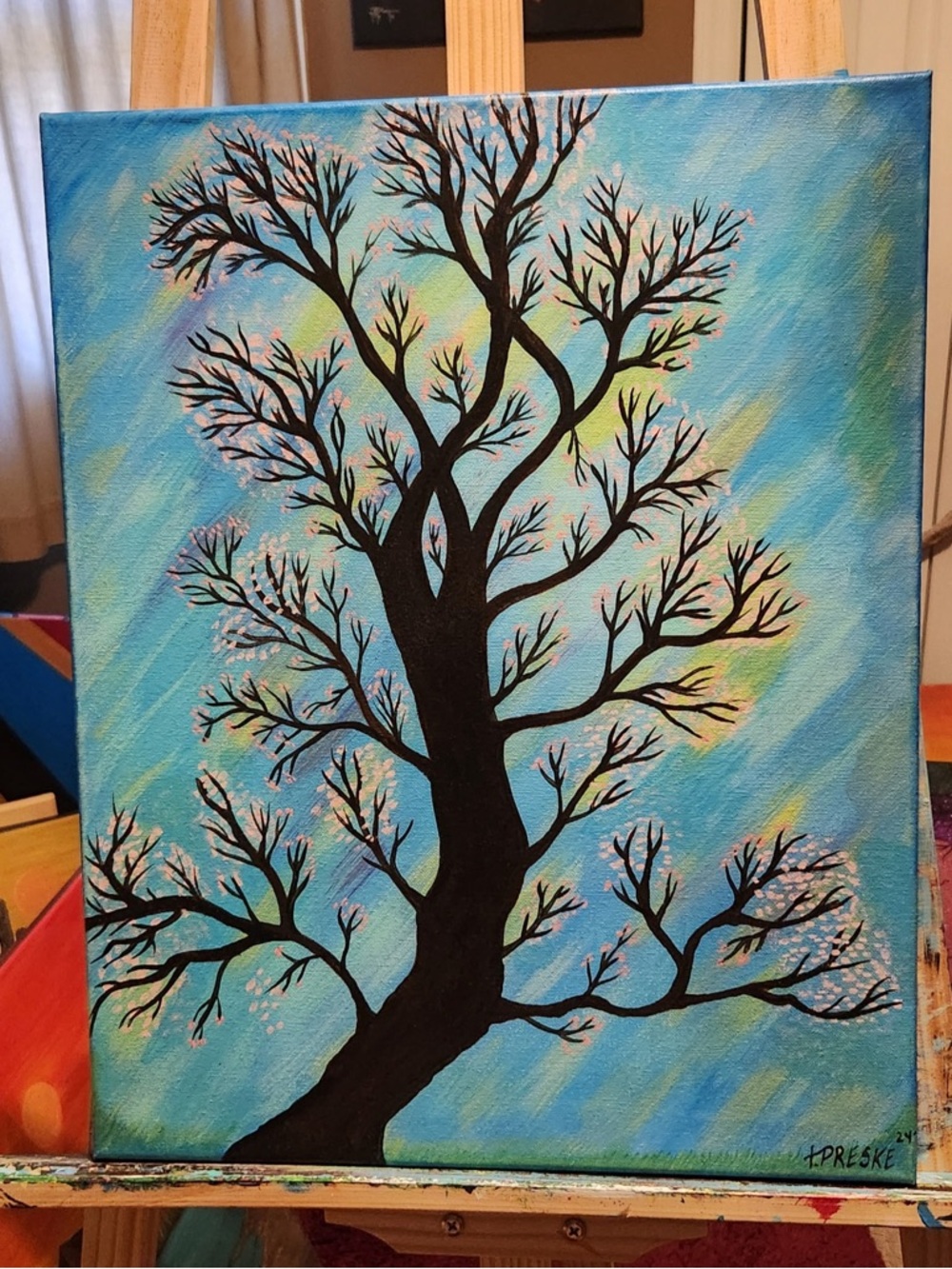 “Spring First Breath” Canvas Art by local East TN Appalachian Artist 16x20